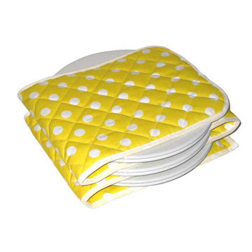 Hot Ideas Electric Plate Warmer Compact 3-6 Plates - Yellow Spot